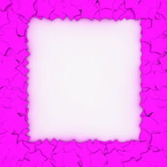 Image showing Magenta frame