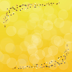 Image showing Golden stars wallpaper