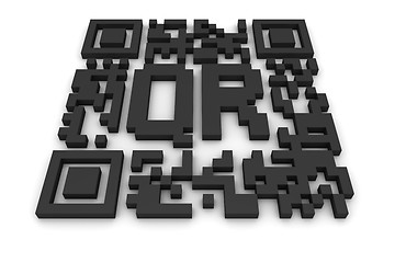 Image showing QR-code with letters