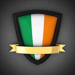 Image showing Irish shield