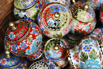 Image showing Oriental jewelery containers