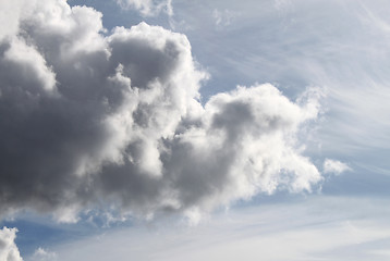 Image showing clouds on the sky