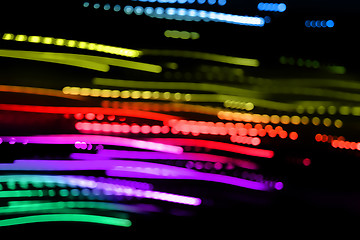 Image showing lights abstract background