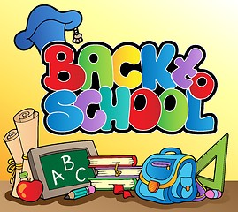 Image showing Back to school topic 1