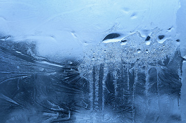 Image showing icy glass