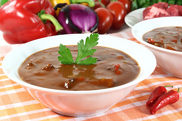 Image showing Goulash soup