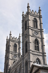 Image showing Notre Dame Basilica in Montreal