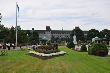 Image showing Garden at St Joseph's Oratory in Montreal