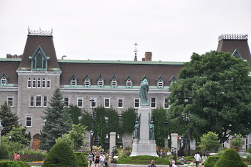 Image showing Garden at St Joseph's Oratory in Montreal