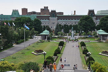 Image showing Garden at St Joseph's Oratory in Montreal