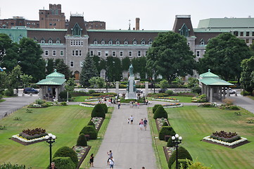 Image showing Garden at St Joseph's Oratory in Montreal