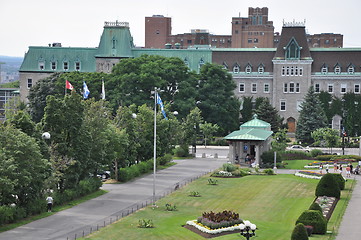 Image showing Garden at St Joseph's Oratory in Montreal