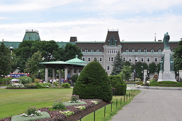 Image showing Garden at St Joseph's Oratory in Montreal