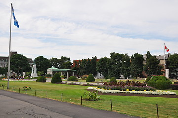 Image showing Garden at St Joseph's Oratory in Montreal