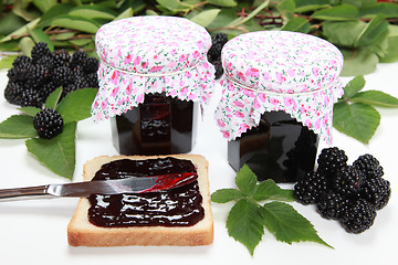 Image showing Blackberry jam