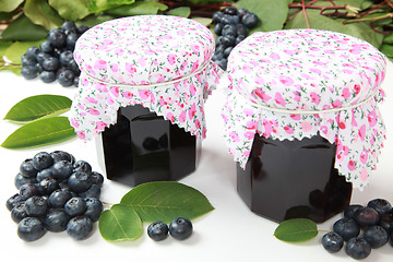 Image showing Blueberry jam