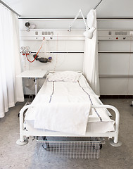 Image showing hospital bed