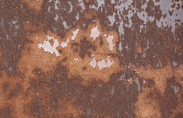 Image showing  rusted metal surface