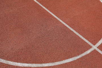 Image showing basketball field