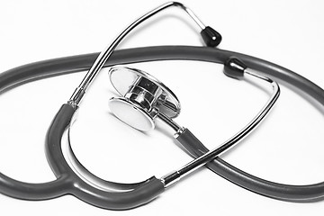 Image showing black Stethoscope