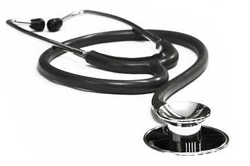 Image showing black Stethoscope