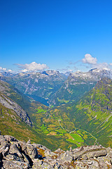 Image showing View of Geiranger