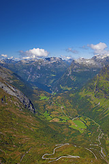 Image showing View of Geiranger