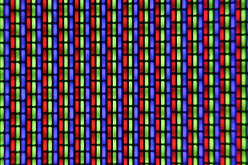 Image showing Pixels in a TV screen