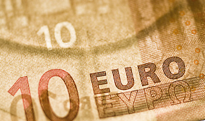 Image showing ten euro bill