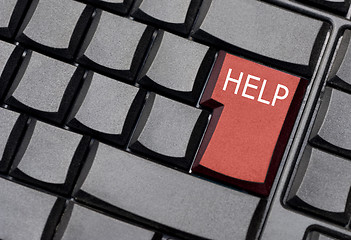 Image showing help computer key