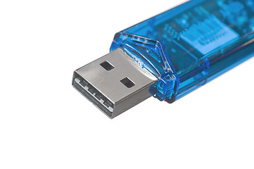 Image showing blue usb memory stick