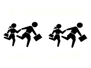 Image showing running children