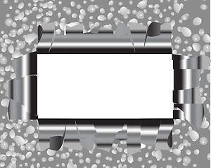 Image showing Hole metal frame