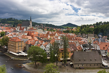 Image showing old city panorama