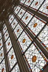 Image showing Stained glass windows
