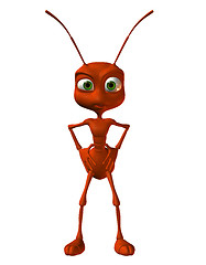 Image showing little red ant