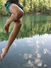 Image showing summer swim