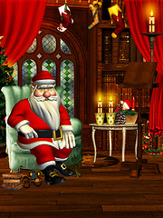 Image showing living room from the santa