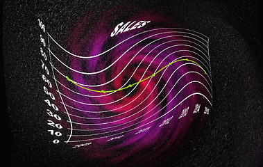 Image showing Declining Sales Vortex