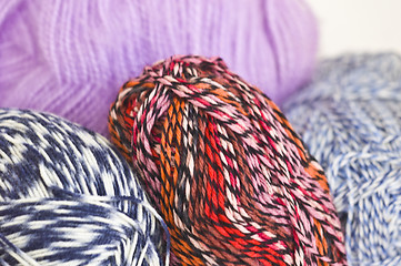 Image showing Balls of Wool