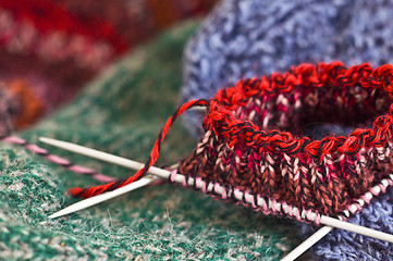 Image showing Knitting