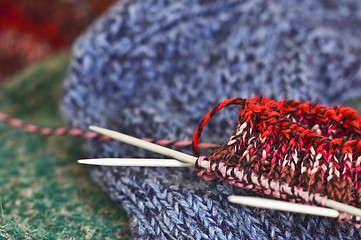 Image showing Knitting