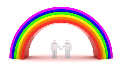 Image showing Homosexual couple