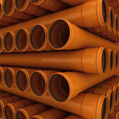 Image showing Drain pipes