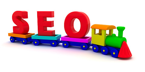 Image showing SEO train