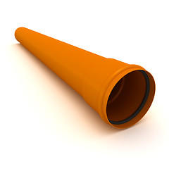 Image showing Brown pipe
