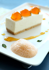 Image showing Mandarin Cheese Cake