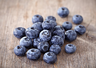 Image showing fresh blueberries