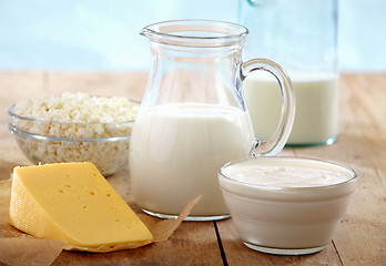 Image showing fresh dairy products