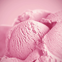 Image showing Pink Ice Cream